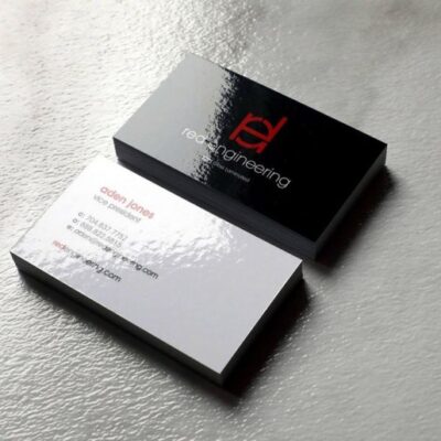 Coated Business cards