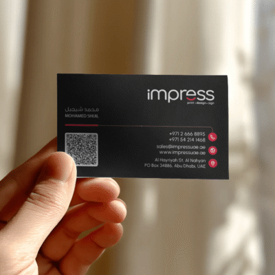 Spot UV Business cards