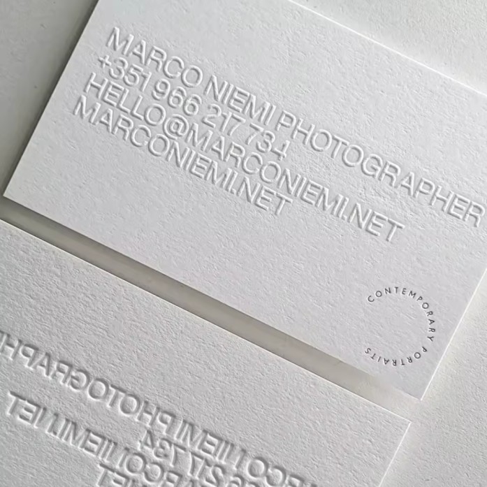 Embossed Business cards - Image 3